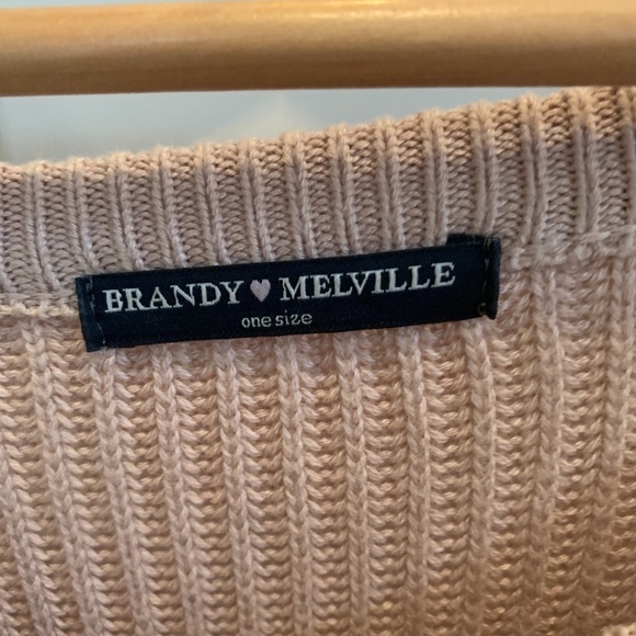 Brandy Melville Pink Knit Sweater - Picture 2 of 2